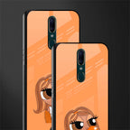 orange tote powerpuff girl glass case for oppo a9 image-2