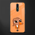 orange tote powerpuff girl glass case for oppo a9 image