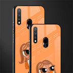 orange tote powerpuff girl glass case for vivo u20 image-2