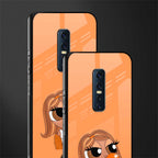 orange tote powerpuff girl glass case for vivo v17 pro image-2