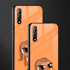 orange tote powerpuff girl glass case for vivo z1x image-2