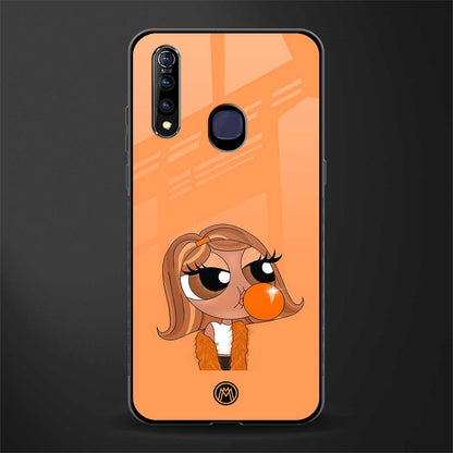 orange tote powerpuff girl glass case for vivo z1 pro image
