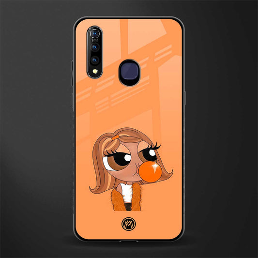 orange tote powerpuff girl glass case for vivo z1 pro image