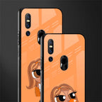 orange tote powerpuff girl glass case for vivo v15 image-2