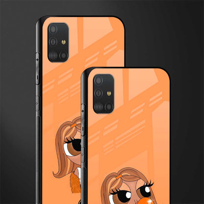 orange tote powerpuff girl glass case for samsung galaxy a51 image-2