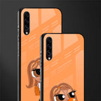 orange tote powerpuff girl glass case for samsung galaxy a50s image-2