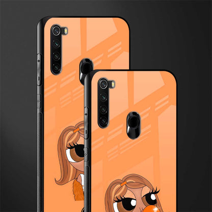 orange tote powerpuff girl glass case for redmi note 8 image-2