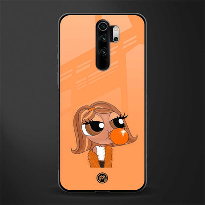 orange tote powerpuff girl glass case for redmi note 8 pro image