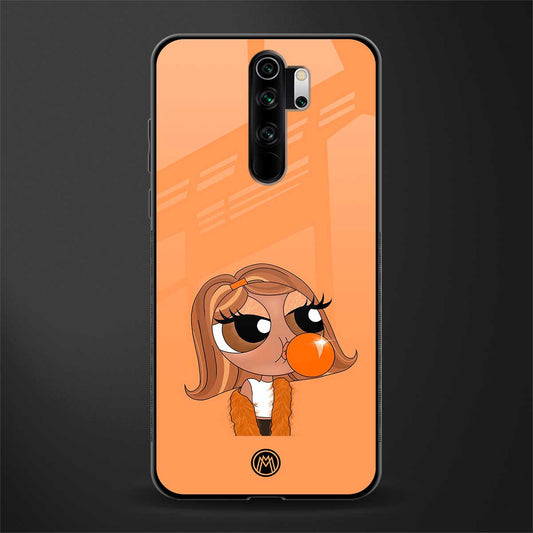 orange tote powerpuff girl glass case for redmi note 8 pro image