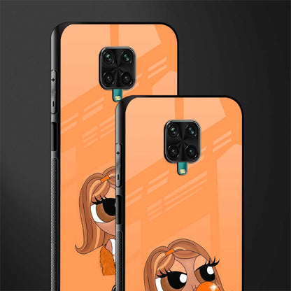 orange tote powerpuff girl glass case for poco m2 pro image-2
