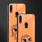 orange tote powerpuff girl glass case for redmi note 7s image-2