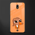 orange tote powerpuff girl glass case for redmi 8a image