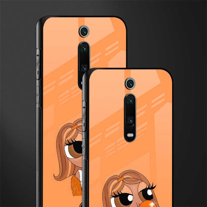 orange tote powerpuff girl glass case for redmi k20 pro image-2