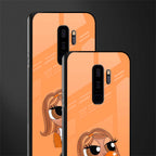 orange tote powerpuff girl glass case for samsung galaxy s9 plus image-2