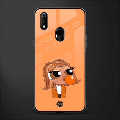 orange tote powerpuff girl glass case for realme 3 pro image