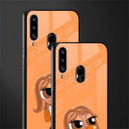 orange tote powerpuff girl glass case for samsung galaxy a20s image-2