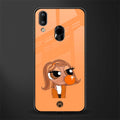 orange tote powerpuff girl glass case for vivo y91 image