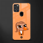orange tote powerpuff girl glass case for samsung galaxy a21s image