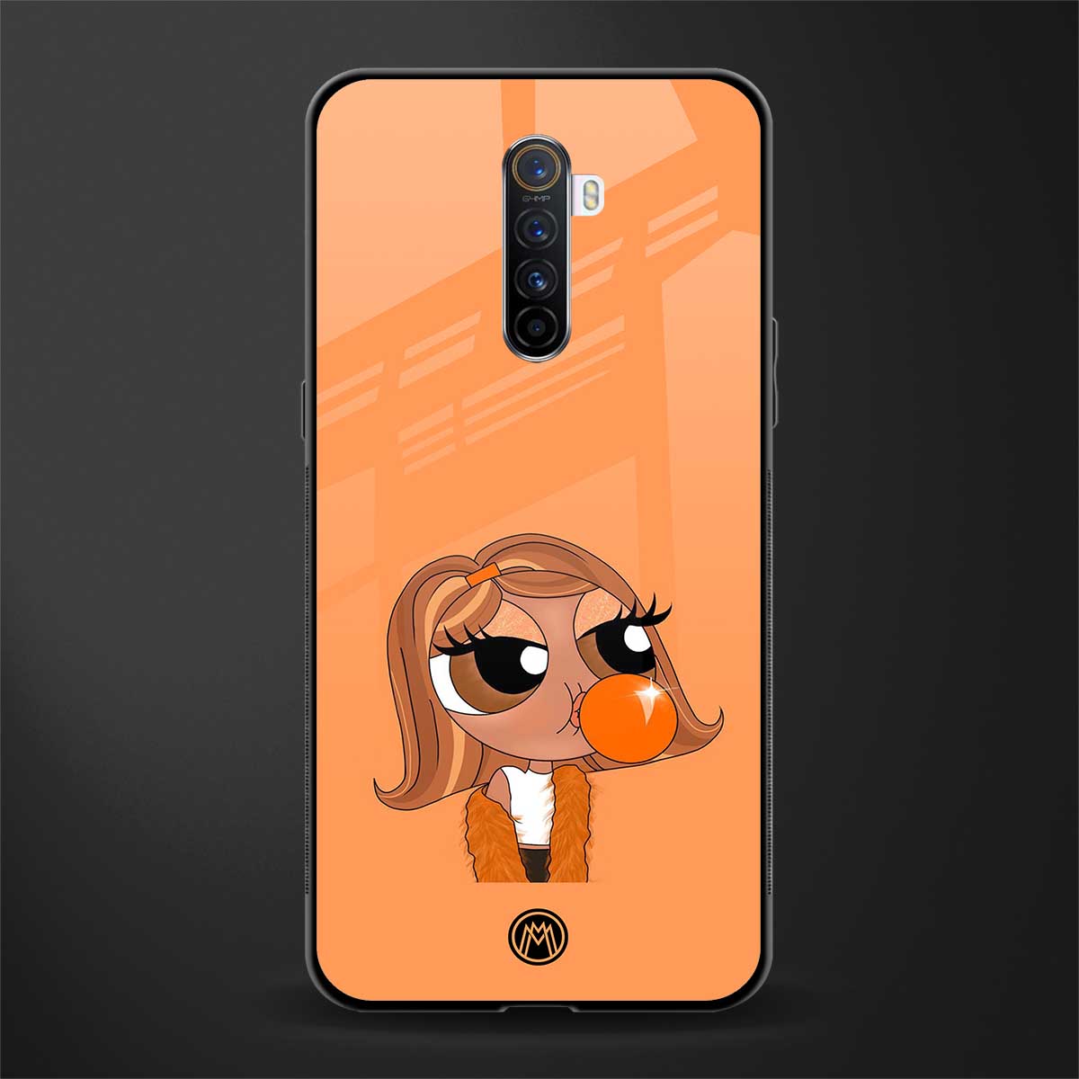 orange tote powerpuff girl glass case for realme x2 pro image
