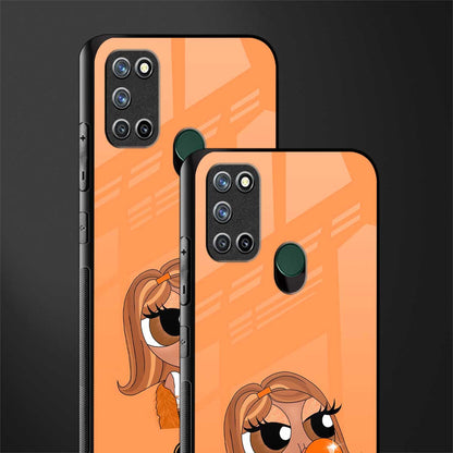 orange tote powerpuff girl glass case for realme 7i image-2
