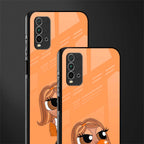 orange tote powerpuff girl glass case for redmi 9 power image-2