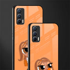 orange tote powerpuff girl glass case for realme x7 image-2