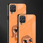 orange tote powerpuff girl glass case for samsung galaxy a12 image-2