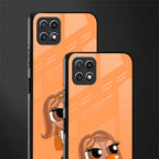 orange tote powerpuff girl glass case for samsung galaxy a22 5g image-2