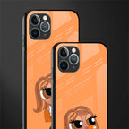 orange tote powerpuff girl glass case for iphone 11 pro image-2