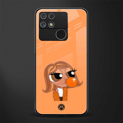 orange tote powerpuff girl back phone cover | glass case for realme narzo 50a