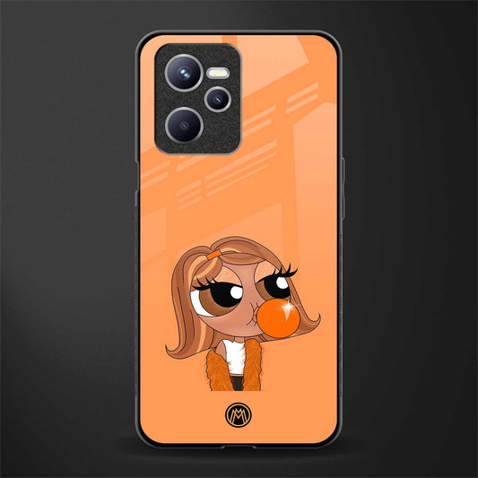 orange tote powerpuff girl glass case for realme c35 image
