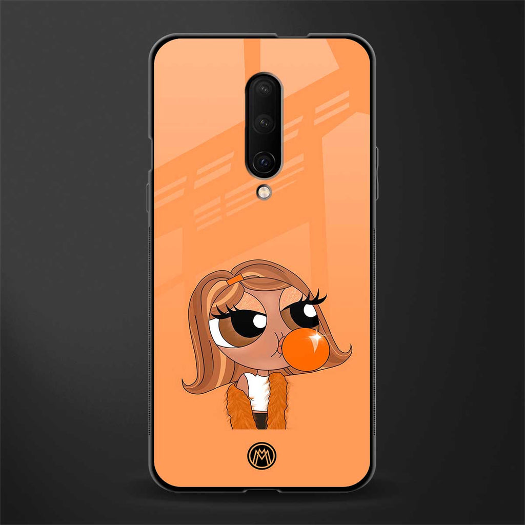 orange tote powerpuff girl glass case for oneplus 7 pro image