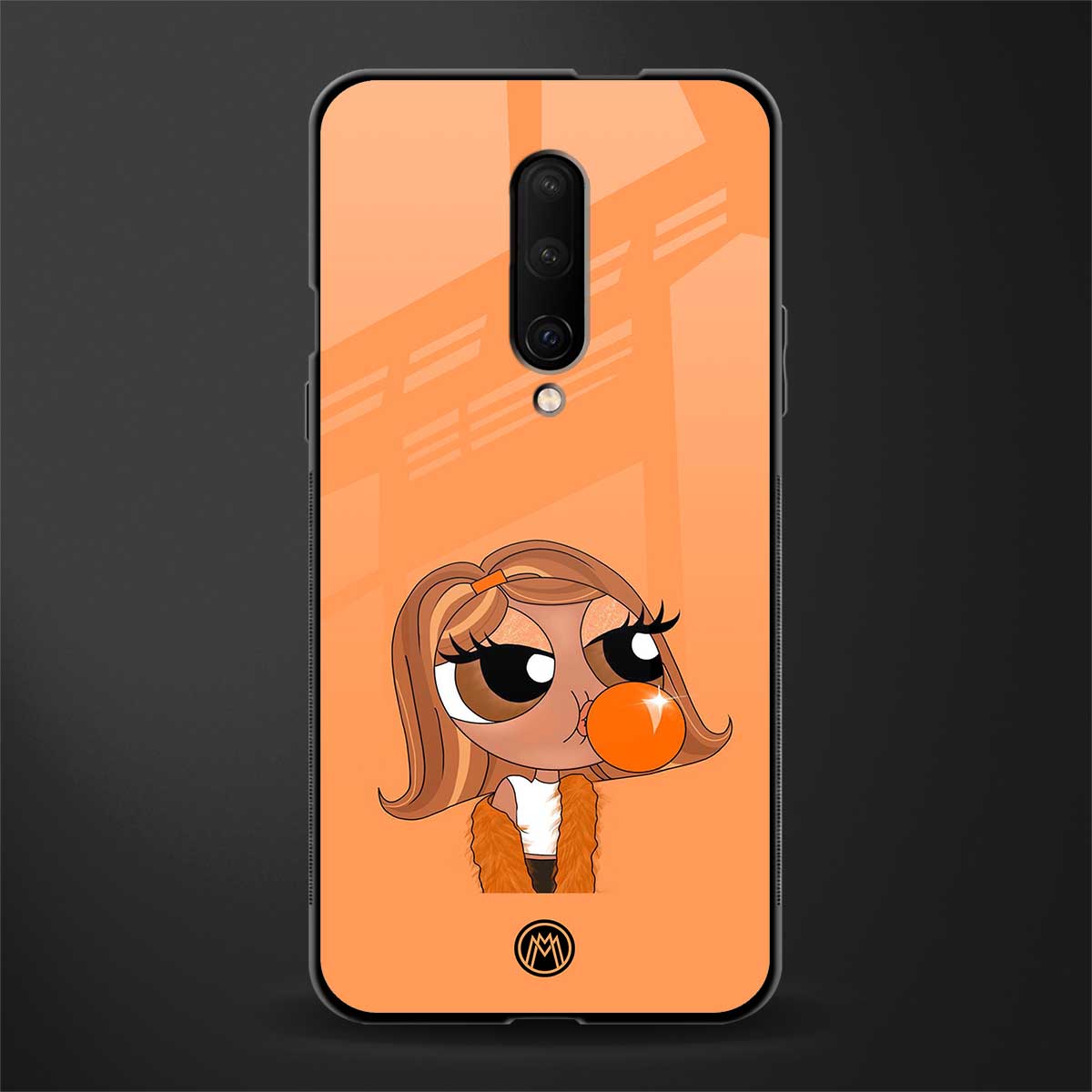 orange tote powerpuff girl glass case for oneplus 7 pro image