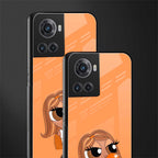 orange tote powerpuff girl back phone cover | glass case for oneplus 10r 5g