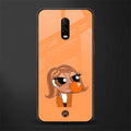 orange tote powerpuff girl glass case for oneplus 6t image