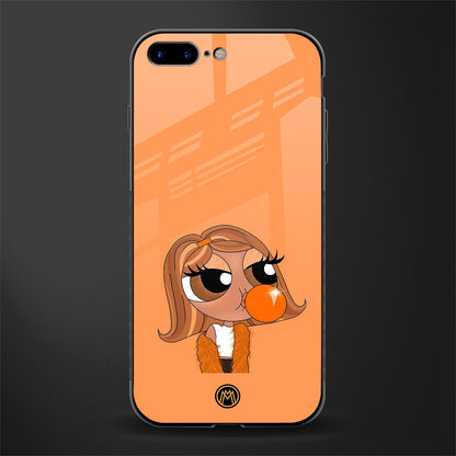 orange tote powerpuff girl glass case for iphone 7 plus image