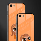 orange tote powerpuff girl glass case for iphone se 2020 image-2