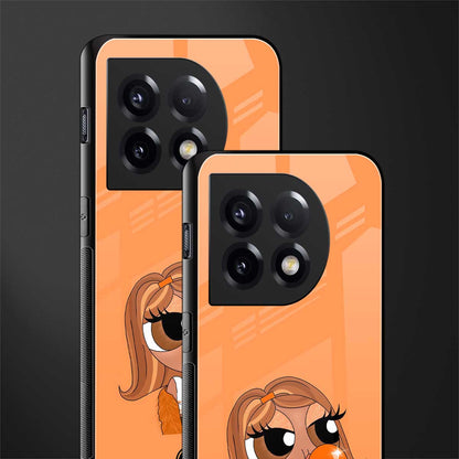 orange tote powerpuff girl back phone cover | glass case for oneplus 11
