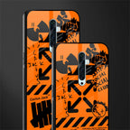 orange travis scott x anti social social club glass case for oppo reno 2f image-2