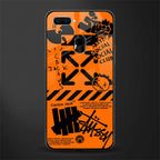 orange travis scott x anti social social club glass case for oppo a7 image