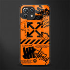 orange travis scott x anti social social club glass case for mi 11 lite image