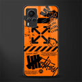 orange travis scott x anti social social club glass case for vivo x60 pro image