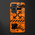 orange travis scott x anti social social club glass case for vivo x70 pro image