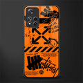 orange travis scott x anti social social club glass case for poco m4 pro 5g image