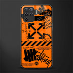 orange travis scott x anti social social club glass case for oppo f19 pro image