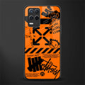 orange travis scott x anti social social club glass case for realme narzo 30 5g image
