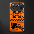 orange travis scott x anti social social club glass case for mi 11 ultra 5g image