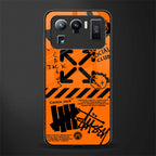 orange travis scott x anti social social club glass case for mi 11 ultra 5g image