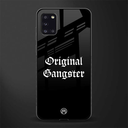 original gangster glass case for samsung galaxy a31 image