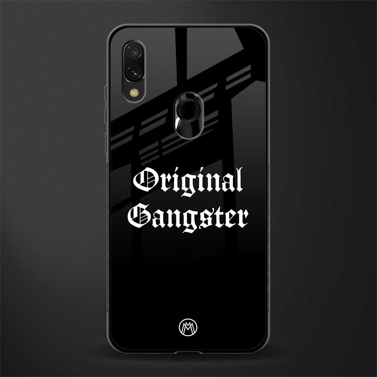 original gangster glass case for redmi note 7 pro image